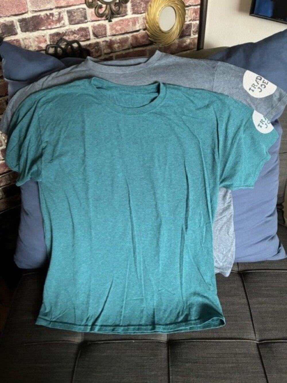 Lot of TWO Genuine Trader Joe's t-shirts - Unisex Size Large